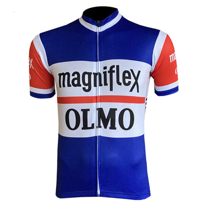 Retro Wielershirt - Limited Edition Magniflex-Olmo - blauw